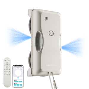 רובוט לניקוי חלונות Liectroux G8 – ניקוי קווי במהירות גבוהה, ריסוס מים 2 כיווני, מנקה חלונות דק במיוחד, מכשיר לניקוי זכוכית חשמלי, ניקוי יבש ורטוב, מטאטא ביוניק ל 4 קצוות ו 4 פינות, ללא אזורים שלא נוקו